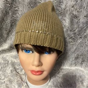 Michael Kors Men`s MK Logo Knit One Size Beanie Hat